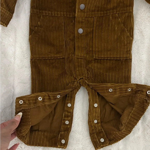 🆕 Cat & Jack Infant Corduroy One Piece Jumpsuit - Picture 4 of 4